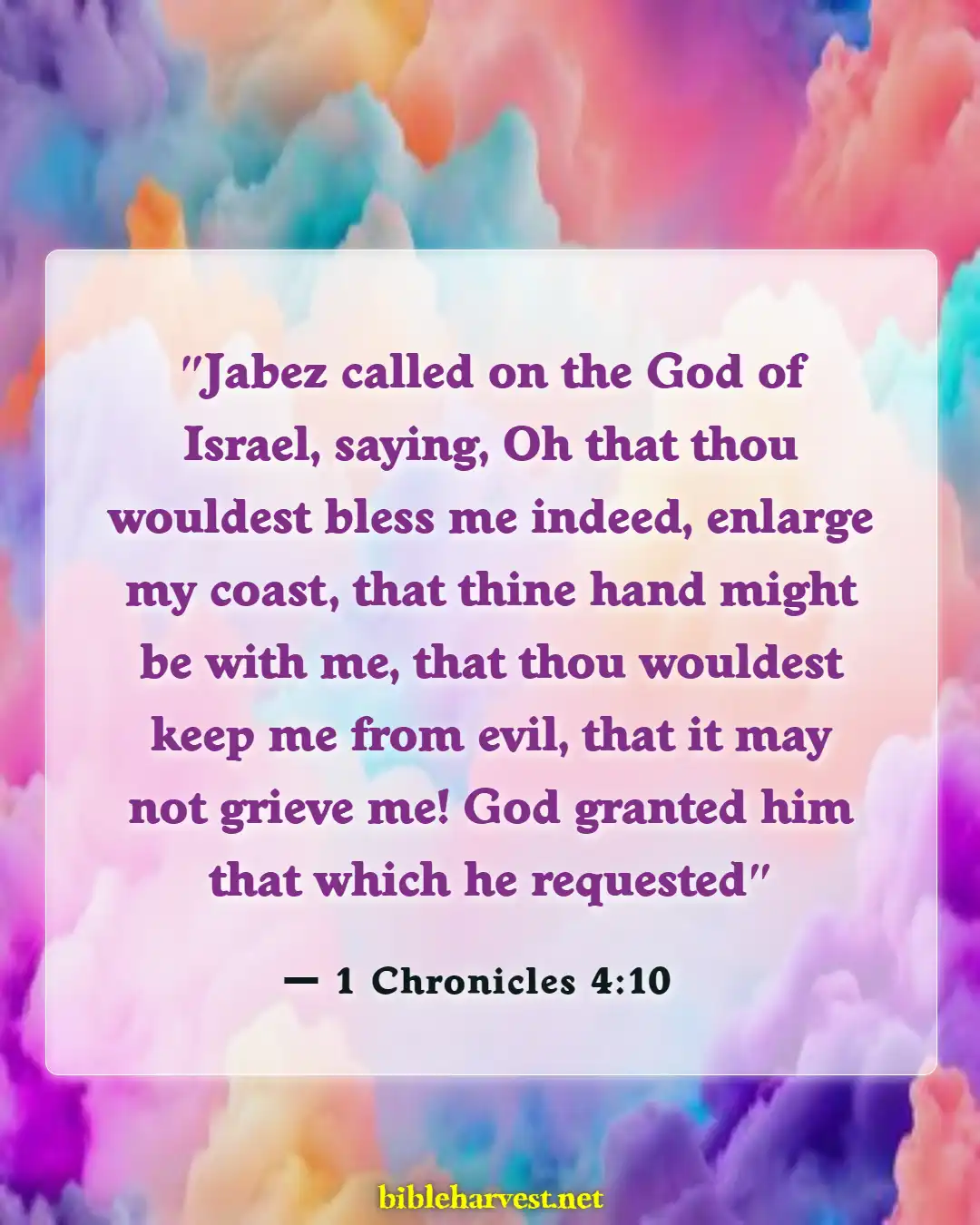 Bible Verses About Curses And Blessings (1 Chronicles 4:10)