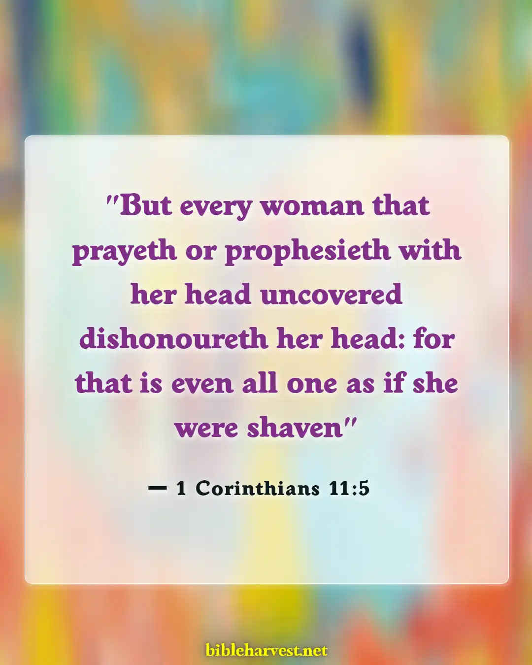 Bible Verses About Women Preachers (1 Corinthians 11:5)