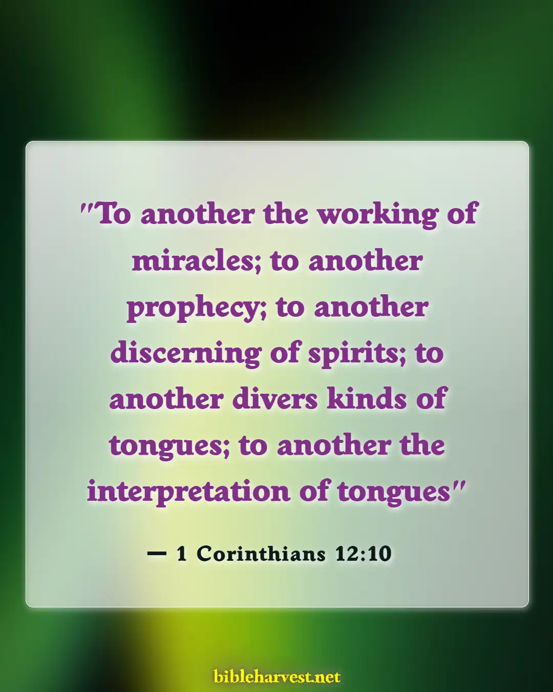 Bible Verses About Discernment (1 Corinthians 12:10)