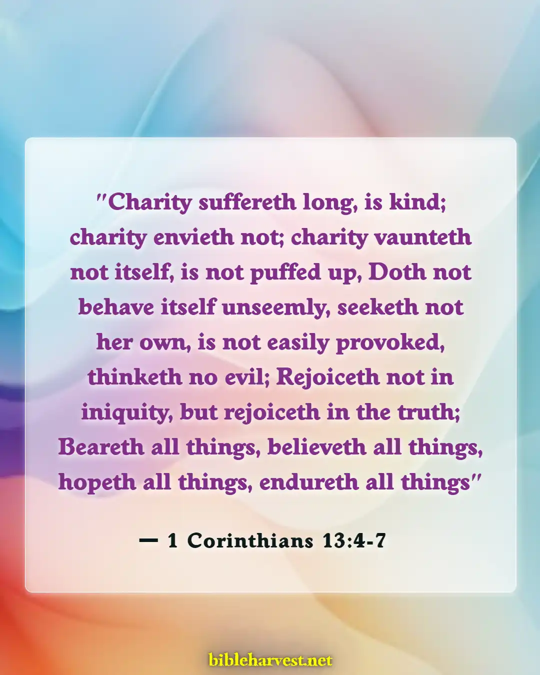 Bible Verses About Adoption (1 Corinthians 13:4-7)