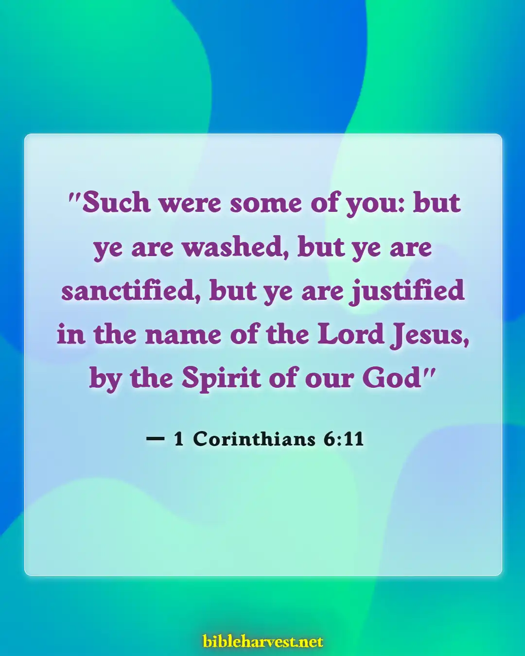 Bible Verses About Power In The Name Of Jesus (1 Corinthians 6:11)