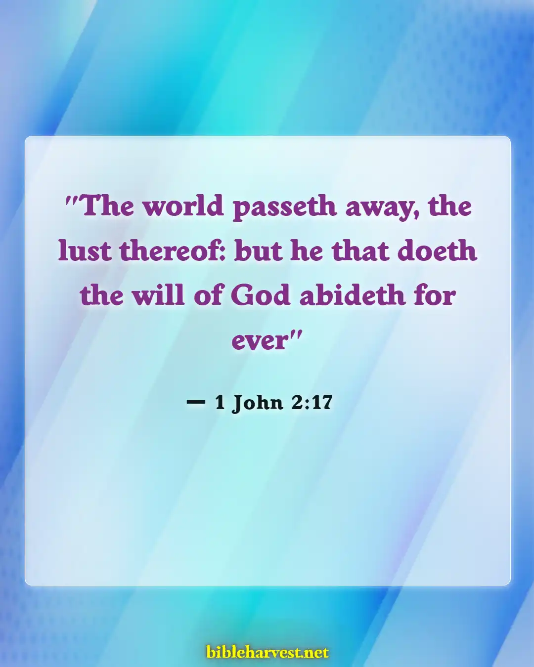 Bible Verses About Accomplishments (1 John 2:17)