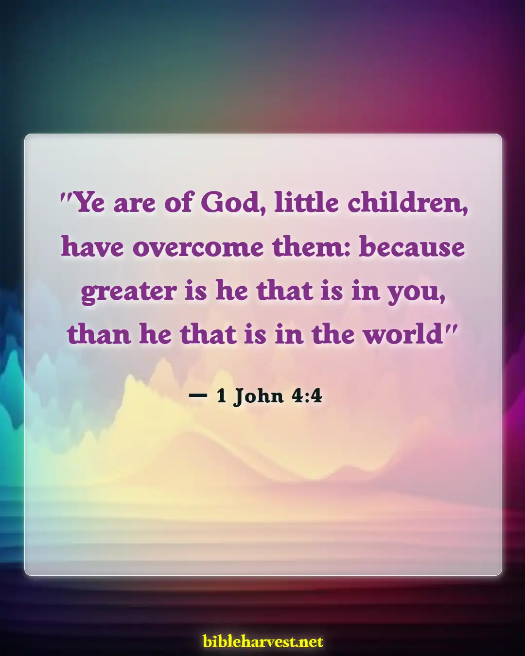 Bible Verses About Curses And Blessings (1 John 4:4)