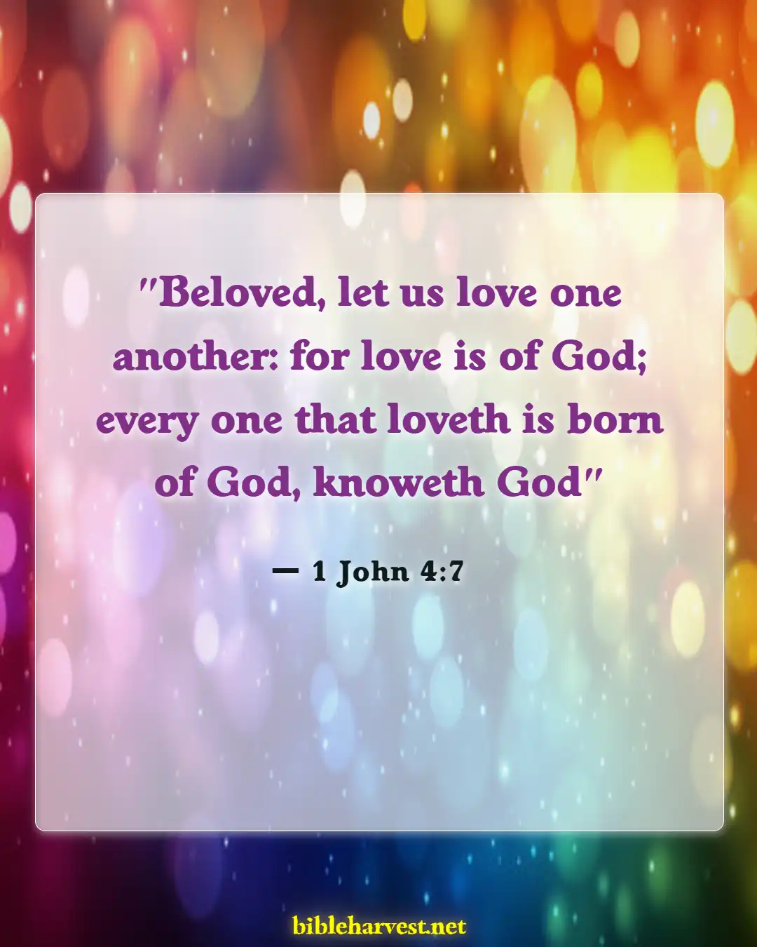 Bible Verses About A Wife That Disrespects Her Husband (1 John 4:7)