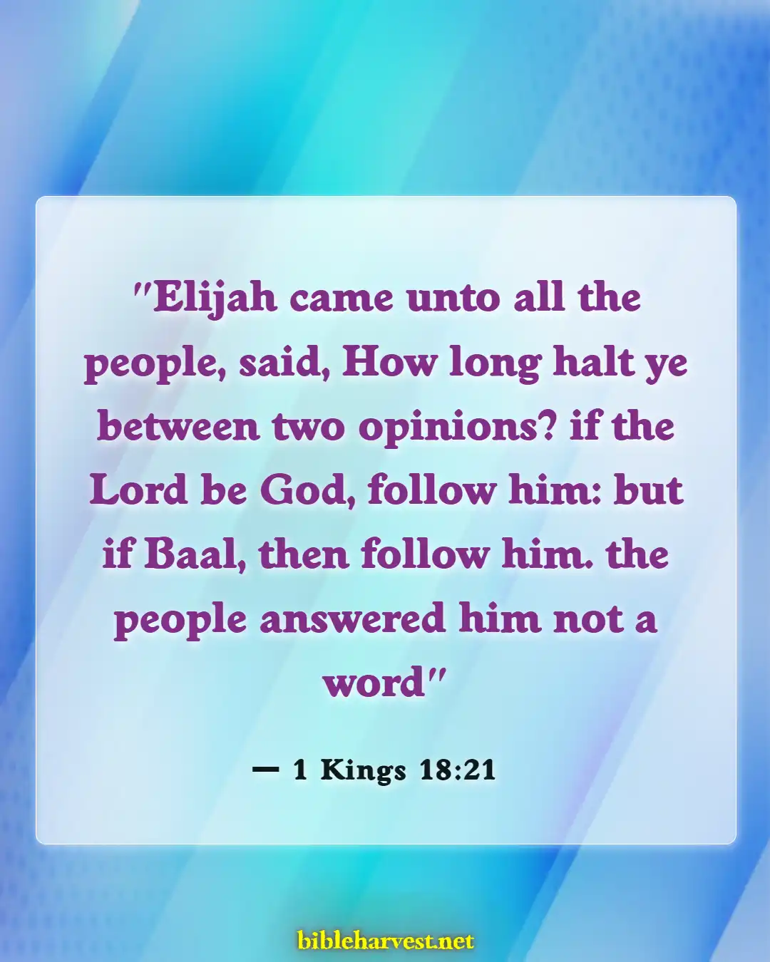 Bible Verses About Revival And Spiritual Awakening (1 Kings 18:21)