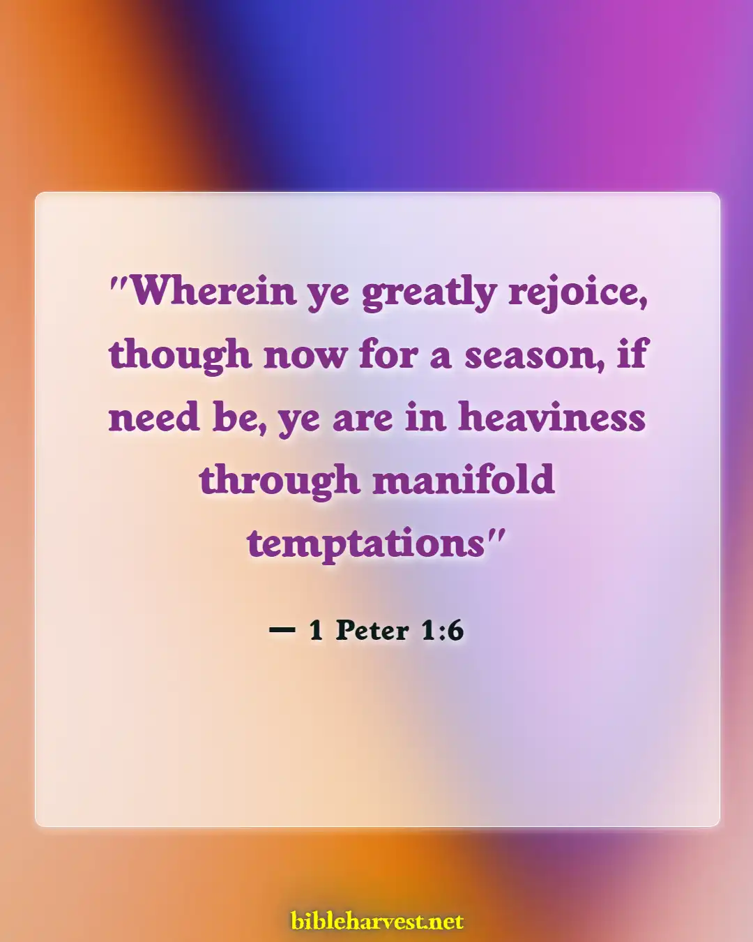 Bible Verses About Joy (1 Peter 1:6)