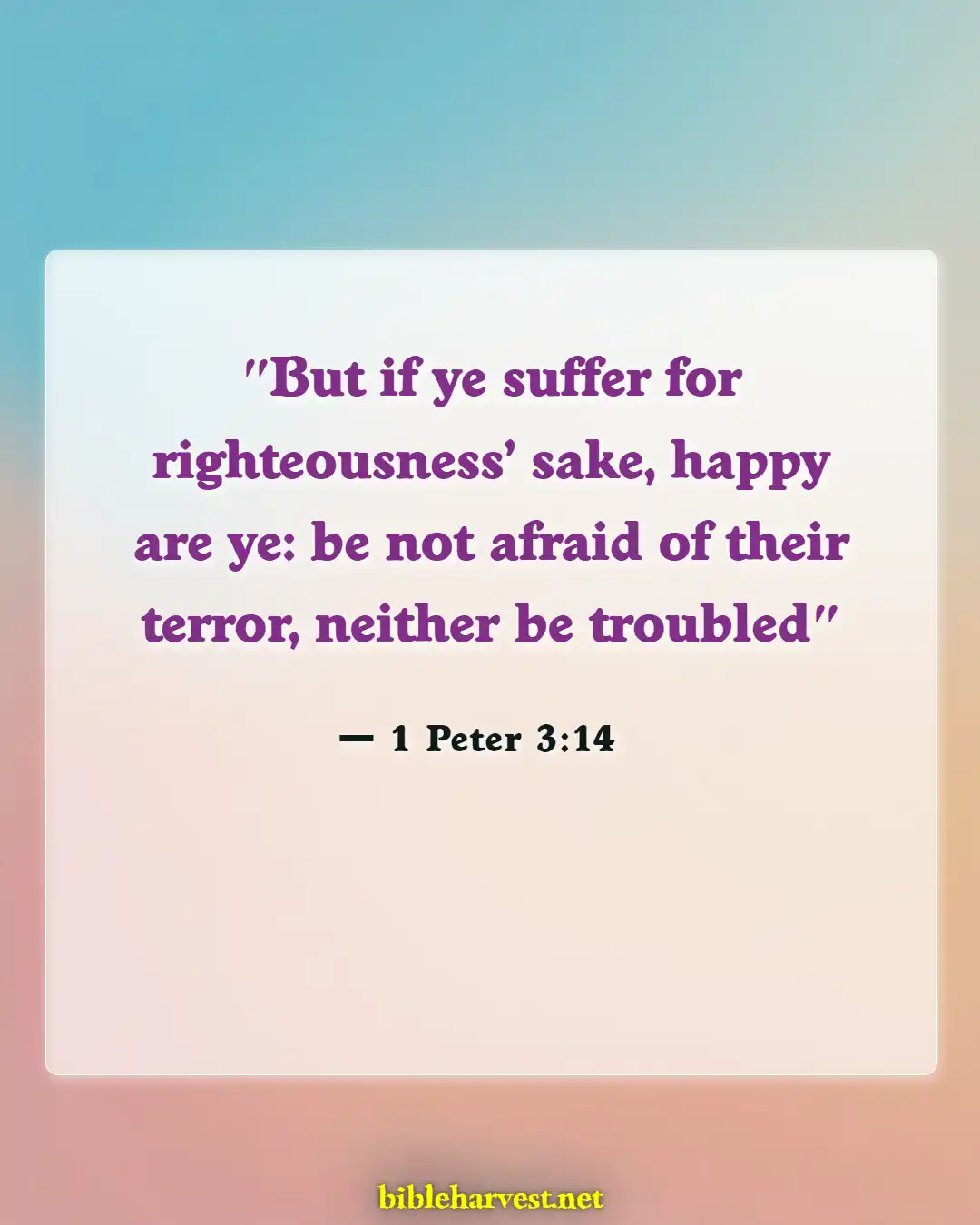 Bible Verses About Anxiety (1 Peter 3:14)
