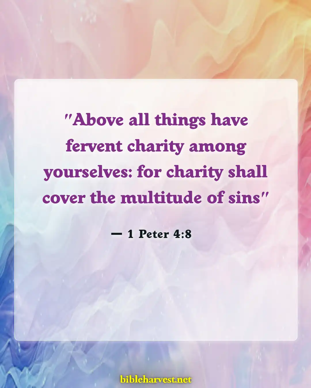 Bible Verses About Family (1 Peter 4:8)