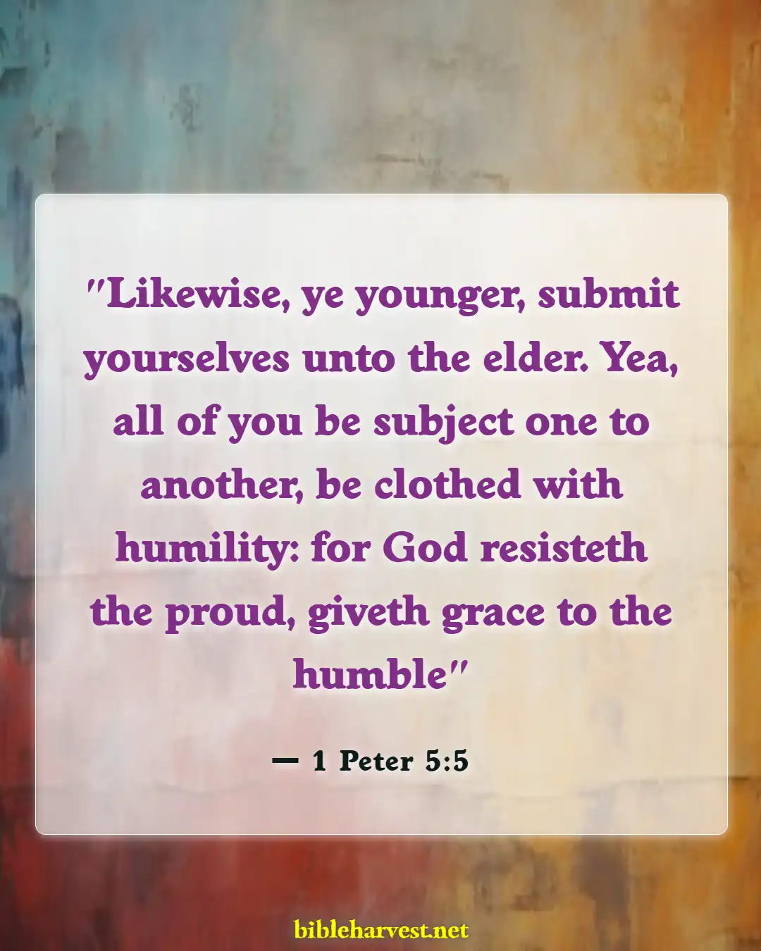 Bible Verses About Arrogance (1 Peter 5:5)