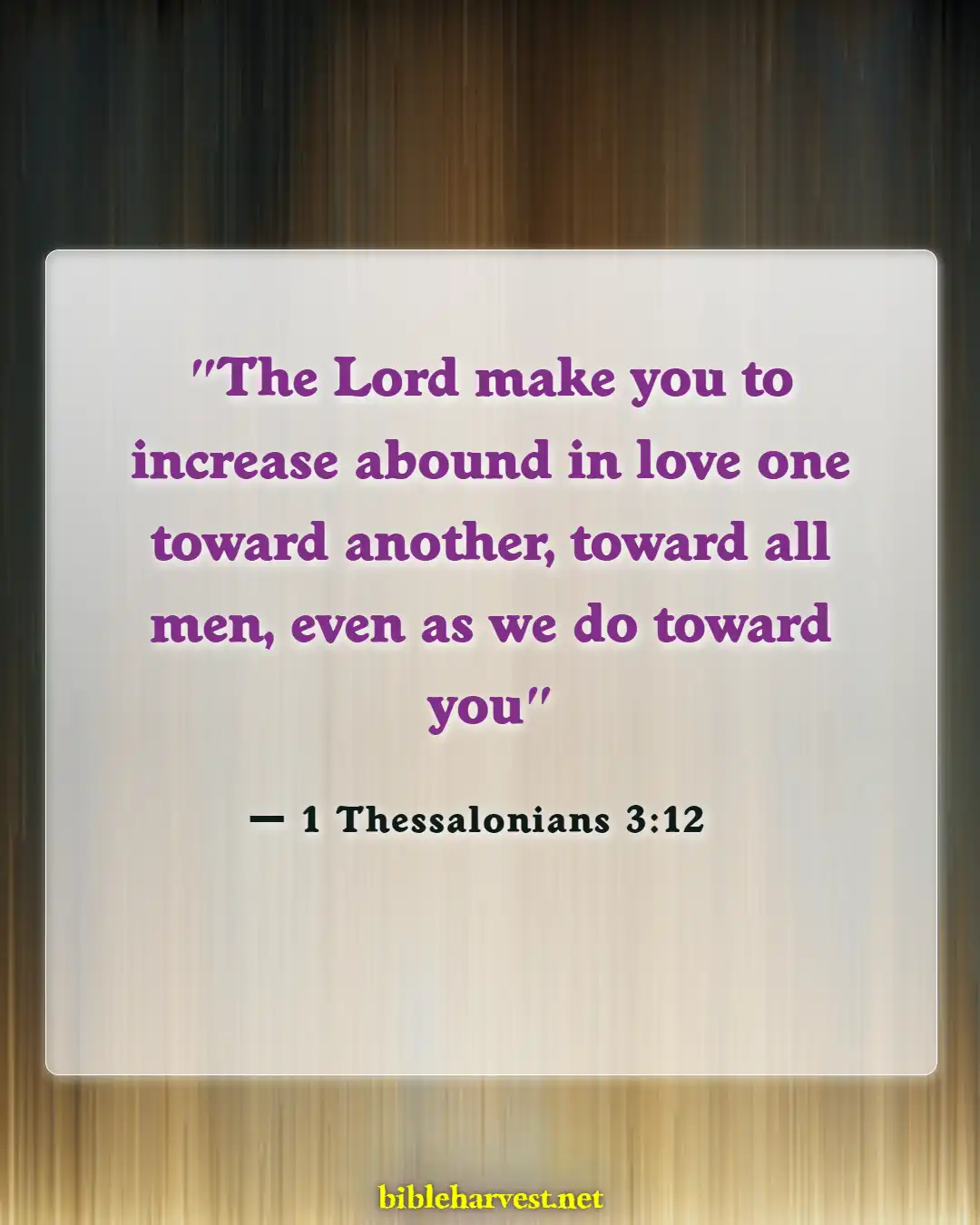 Bible Verses About Blessed Wedding Anniversarys (1 Thessalonians 3:12)