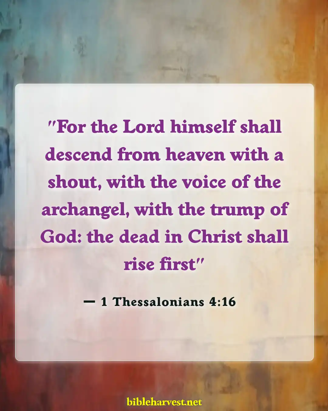 Bible Verses About Jesus (1 Thessalonians 4:16)