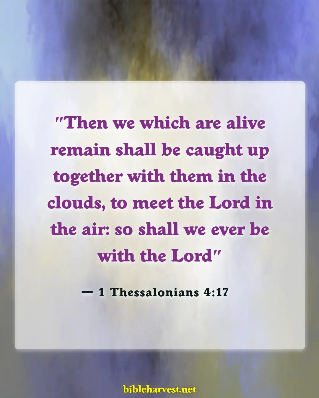 Bible Verses About Reunited With Loved Ones In Heaven (1 Thessalonians 4:17)