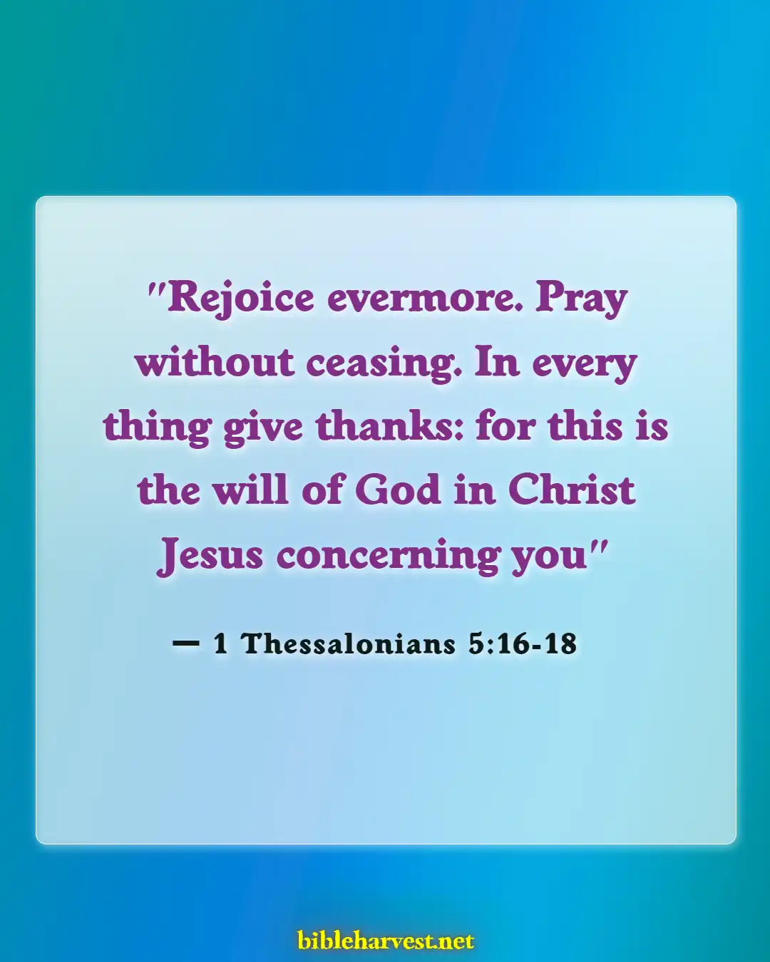 Bible Verses About Joy (1 Thessalonians 5:16-18)