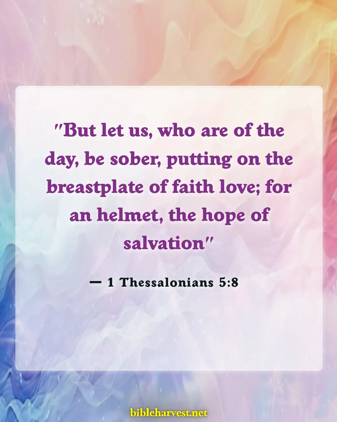 Bible Verses About Soldiers (1 Thessalonians 5:8)