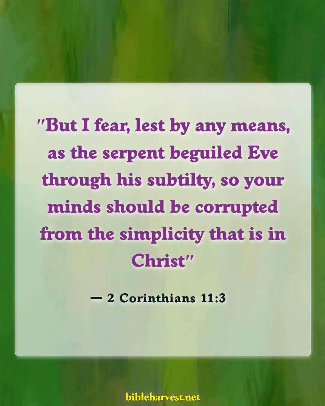 Bible Verses About Renewing Your Mind (2 Corinthians 11:3)
