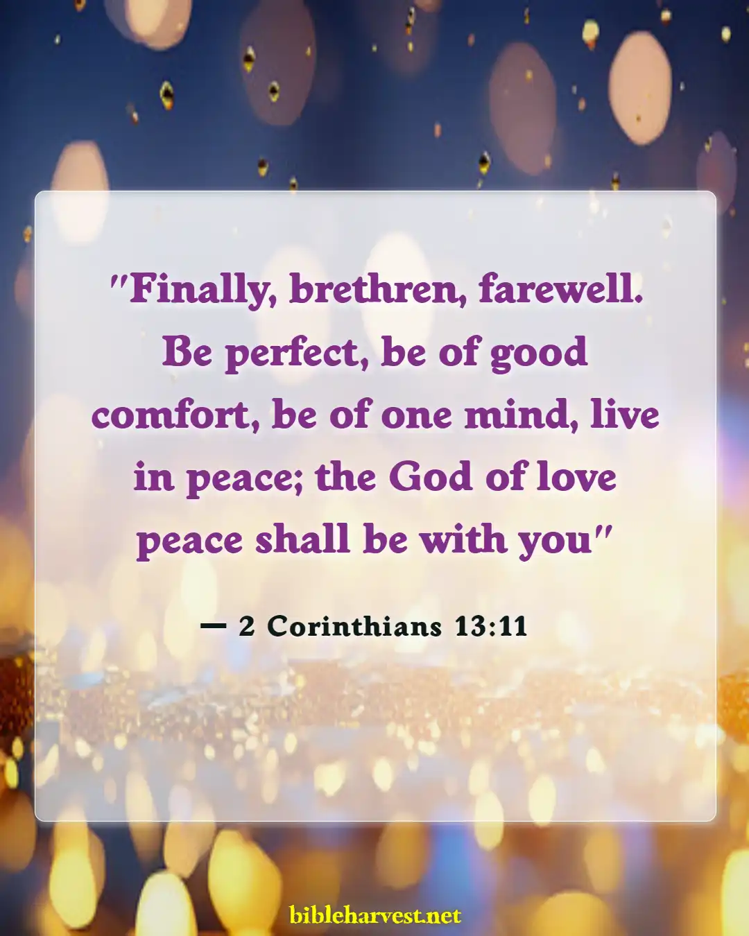 Bible Verses About Division (2 Corinthians 13:11)