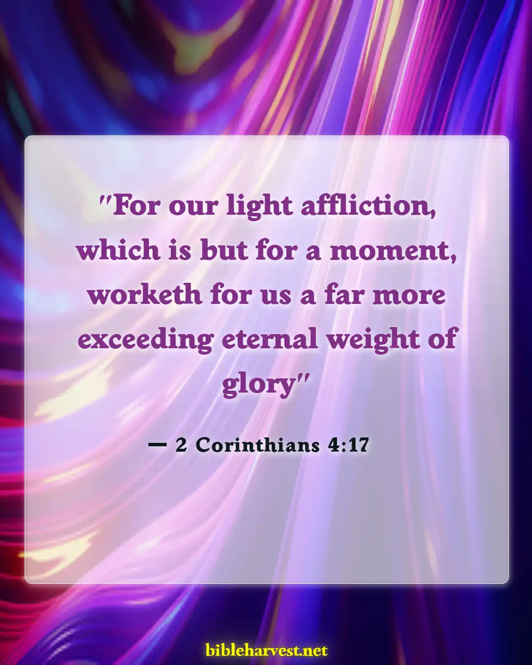 Bible Verses About Thankful For Trials (2 Corinthians 4:17)