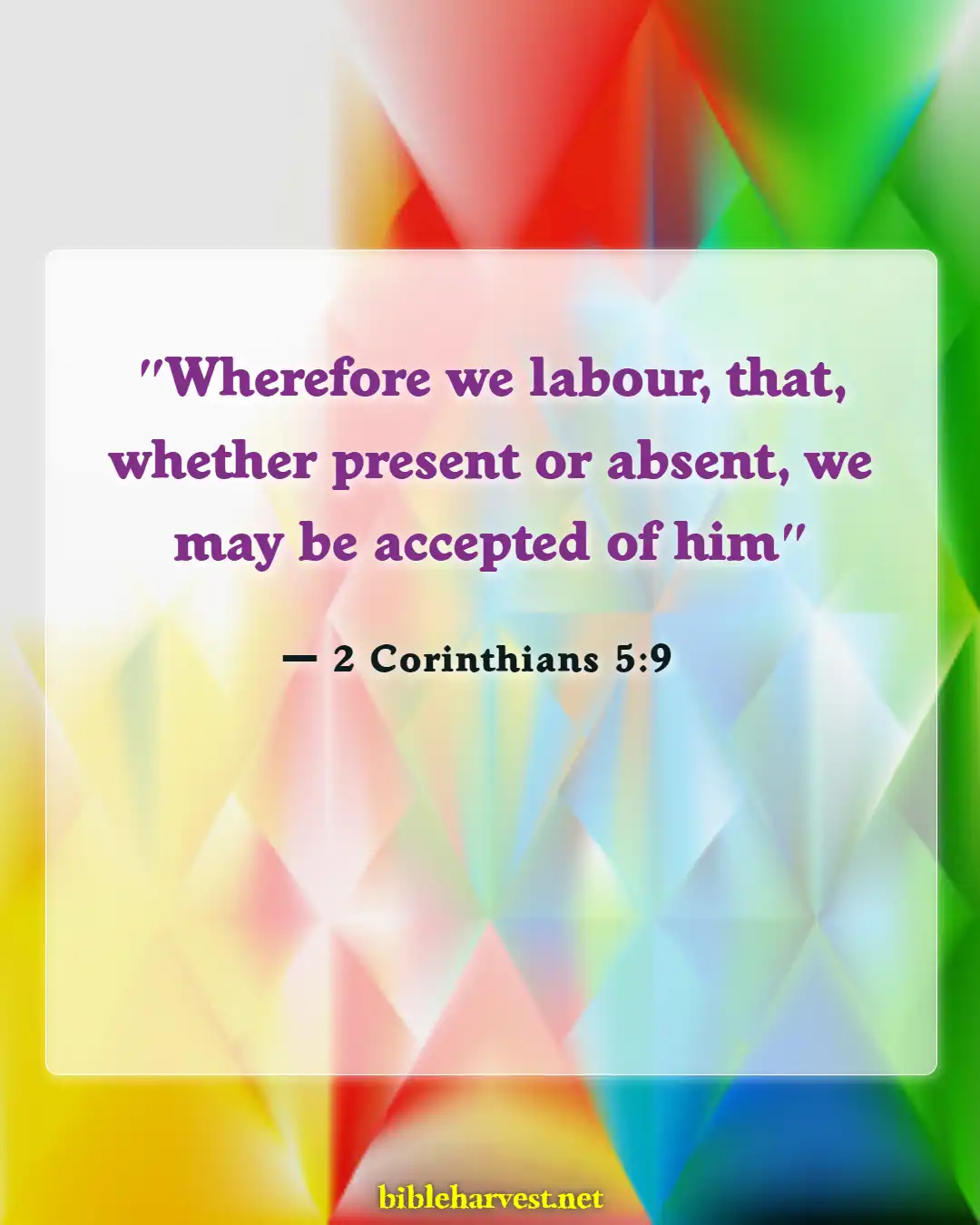 Bible Verses About A Good Person (2 Corinthians 5:9)