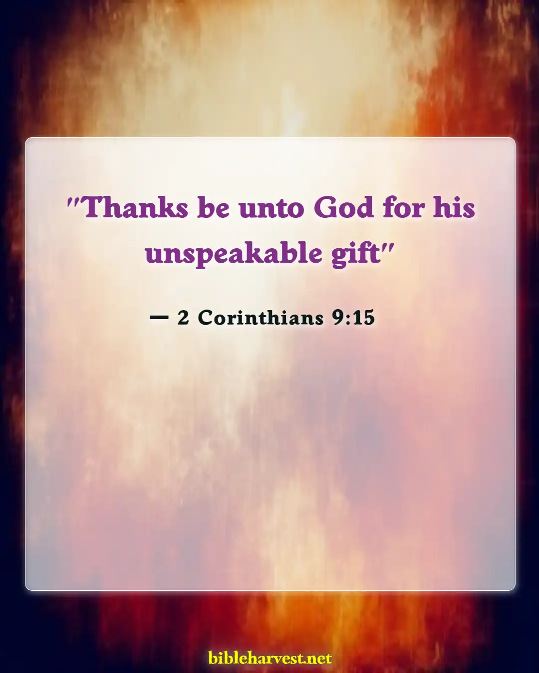 Bible Verses About Christmass (2 Corinthians 9:15)