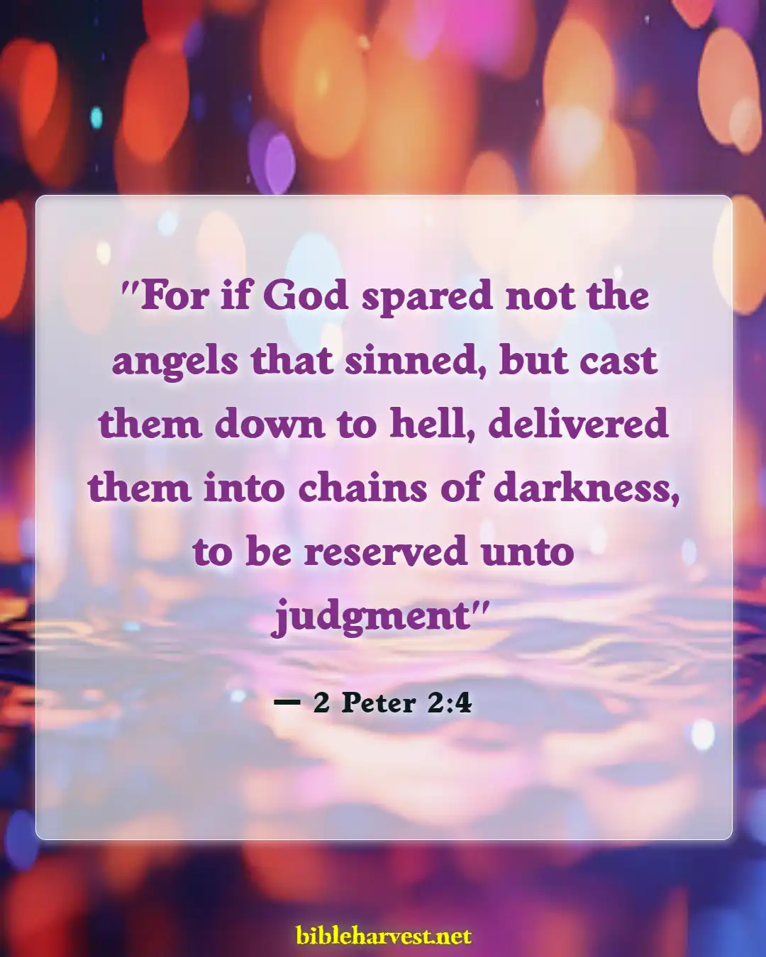 Bible Verses About Satan (2 Peter 2:4)