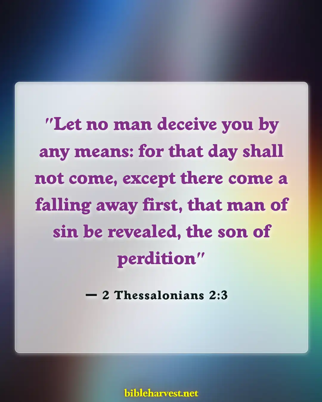 Bible Verses About Antichrist (2 Thessalonians 2:3)