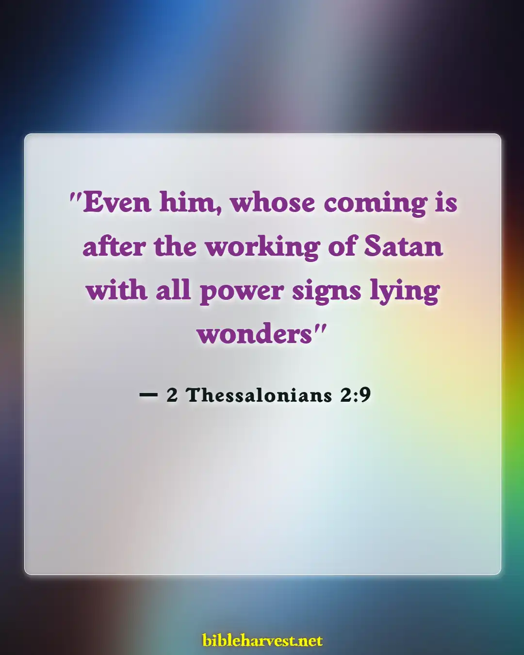 Bible Verses About Antichrist (2 Thessalonians 2:9)