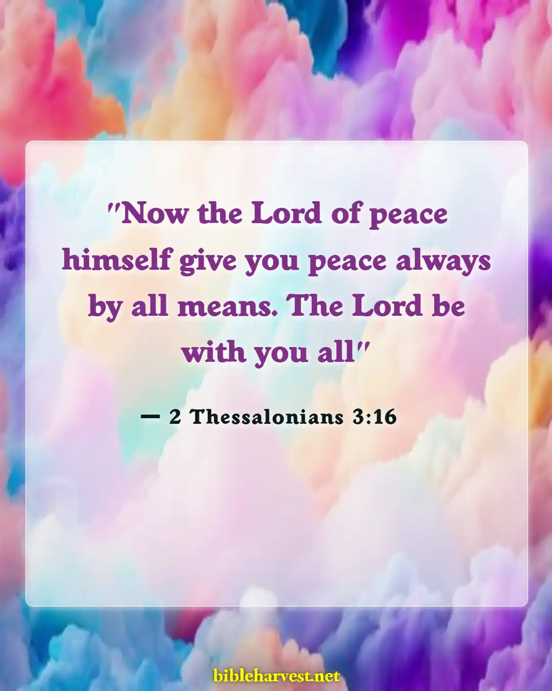 Bible Verses About Anxiety (2 Thessalonians 3:16)