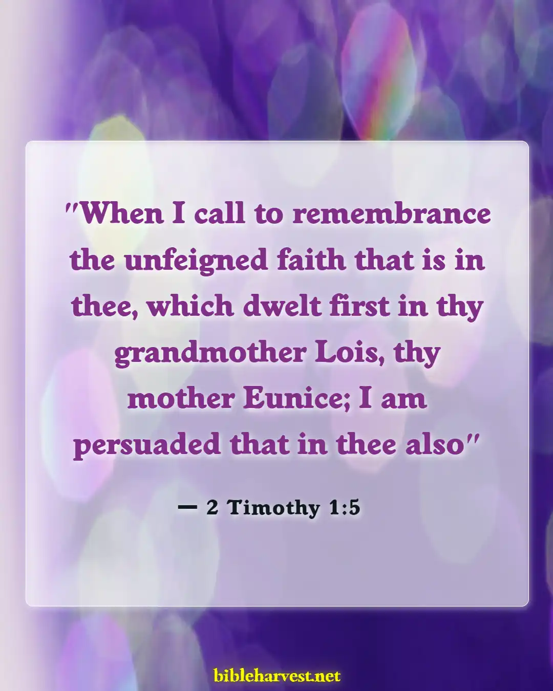 Bible Verses About Teaching Children (2 Timothy 1:5)