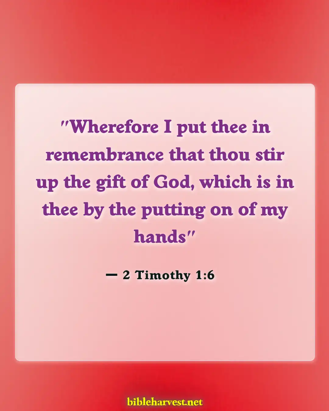 Bible Verses About Awake (2 Timothy 1:6)