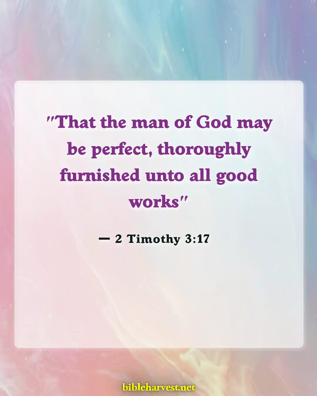 Bible Verses About God Qualifies The Unqualified (2 Timothy 3:17)
