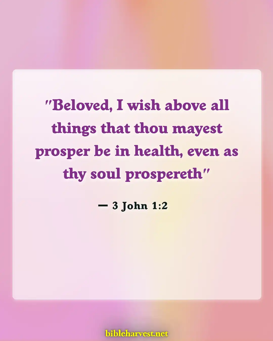 Bible Verses About Wealth And Prosperity (3 John 1:2)