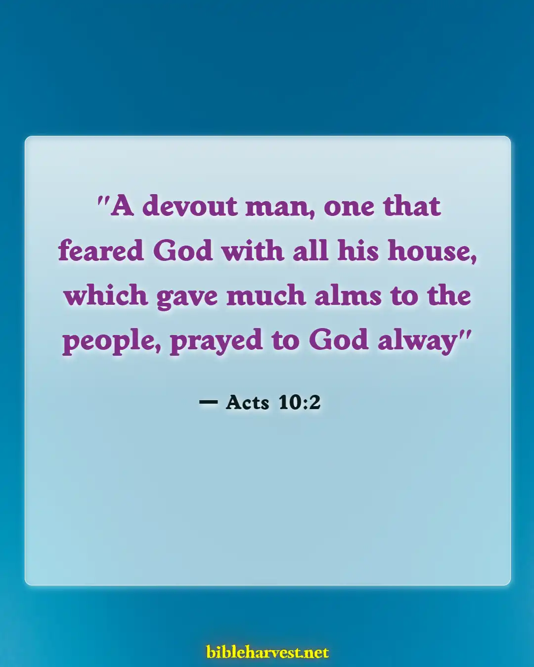 Bible Verses About Husband Being Spiritual Leader (Acts 10:2)