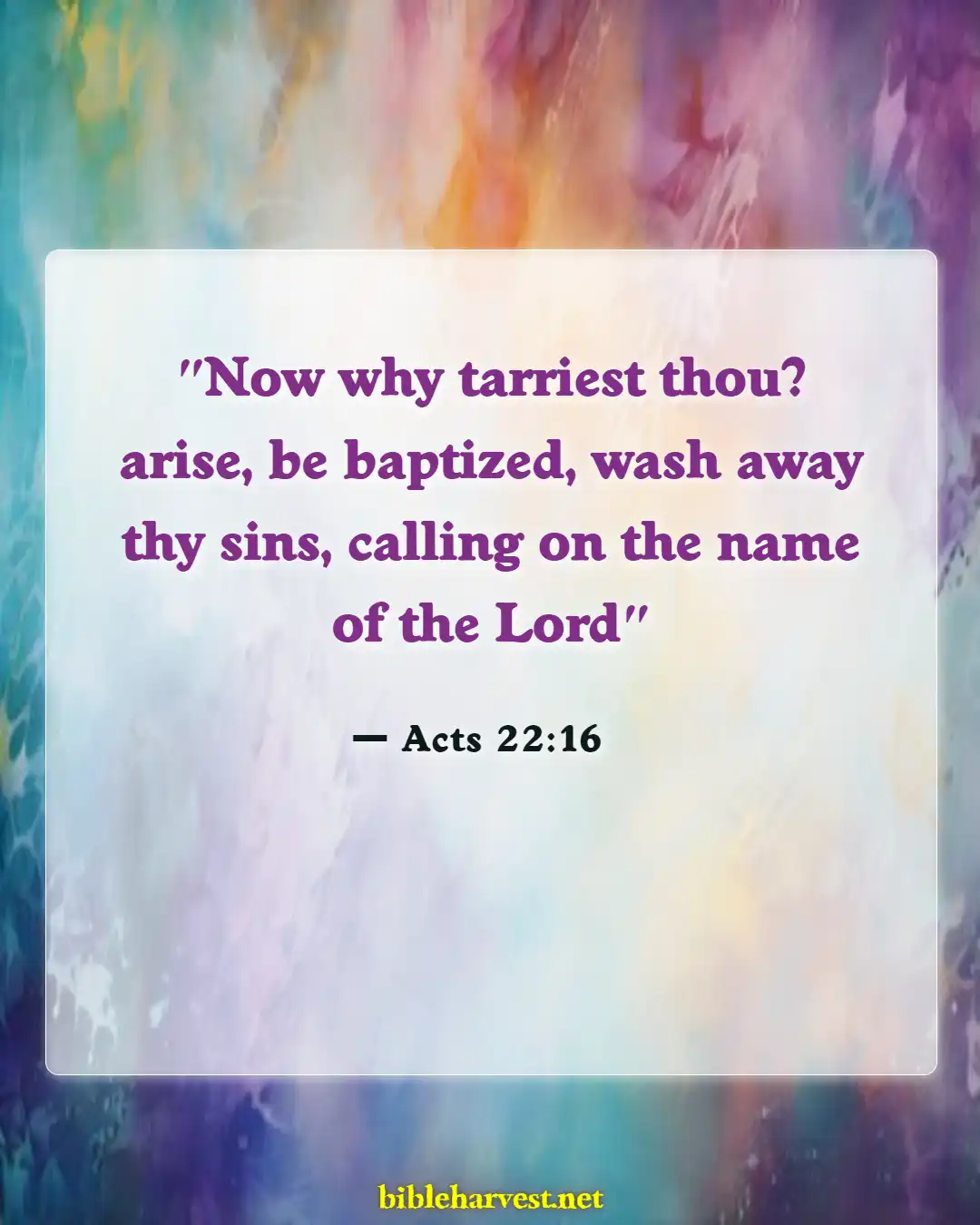 Bible Verses About Calling Out To God (Acts 22:16)