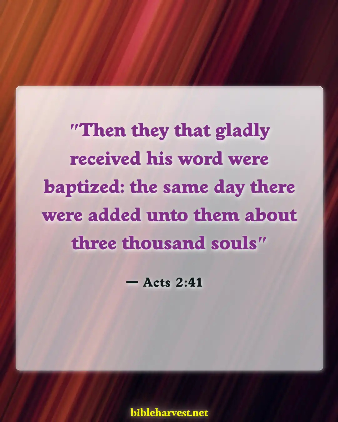 Bible Verses About Revival And Spiritual Awakening (Acts 2:41)