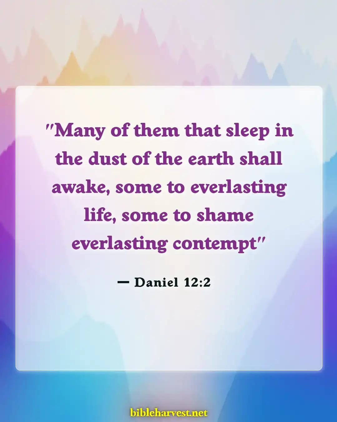 Bible Verses About For Eternal Life (Daniel 12:2)