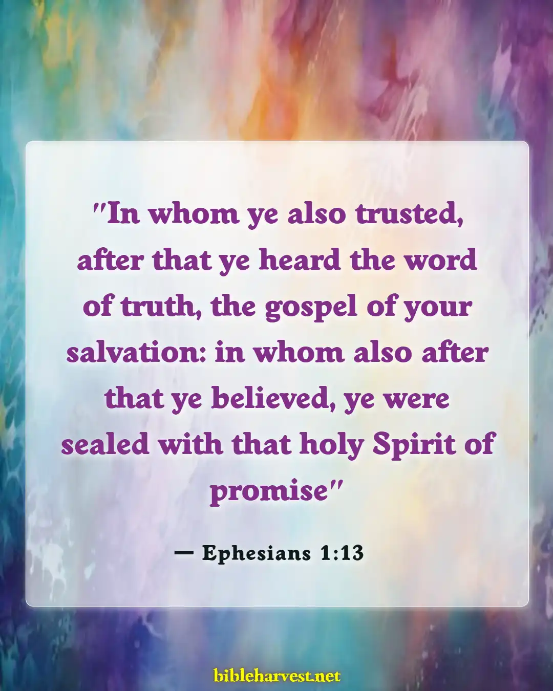 Bible Verses About Confirmations (Ephesians 1:13)