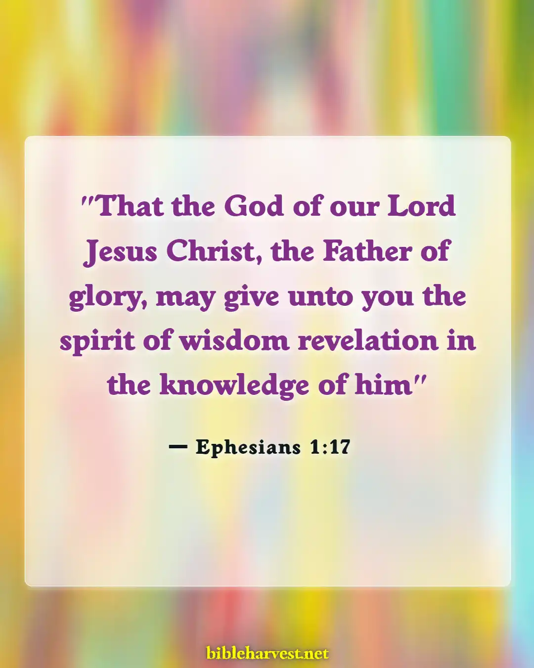 Bible Verses About Growing Spiritually (Ephesians 1:17)