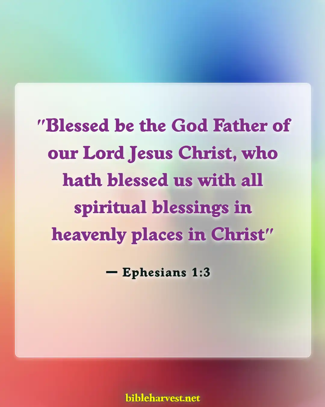 Bible Verses About Hope Patience For Good Blessed (Ephesians 1:3)