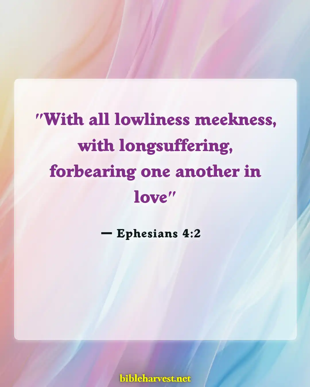 Bible Verses About A Wife That Disrespects Her Husband (Ephesians 4:2)