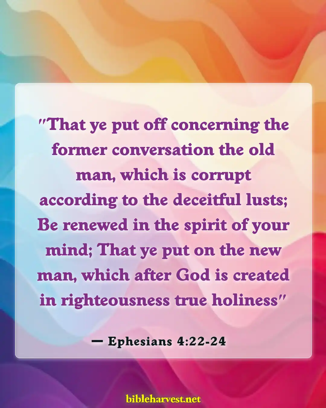Bible Verses About Renewing Your Mind (Ephesians 4:22-24)