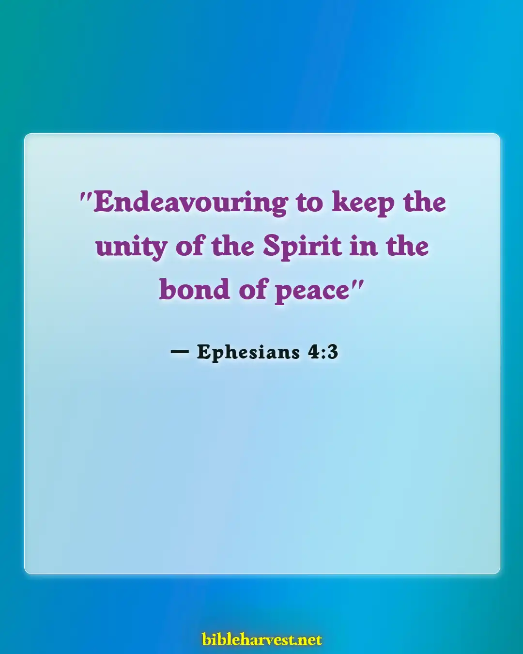 Bible Verses About Peace (Ephesians 4:3)