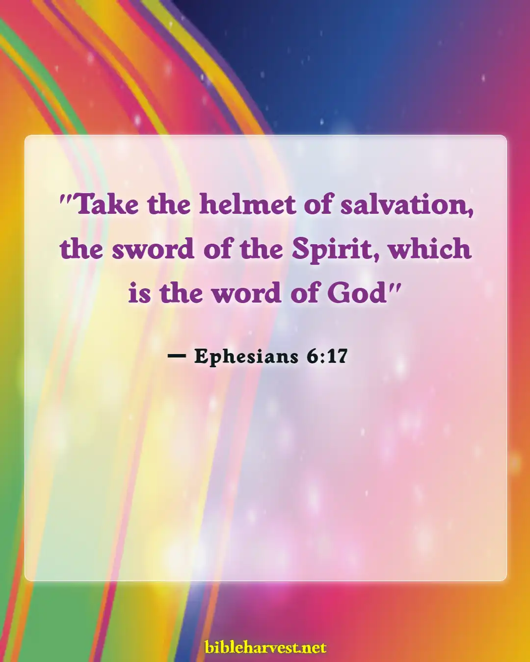 Bible Verses About Temptations (Ephesians 6:17)