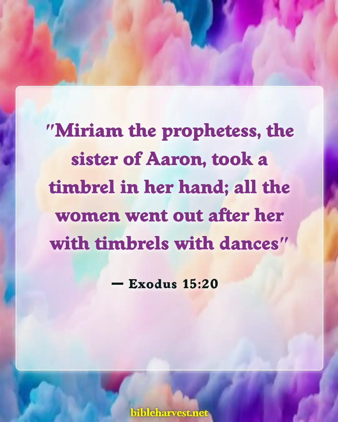 Bible Verses About Women Preachers (Exodus 15:20)