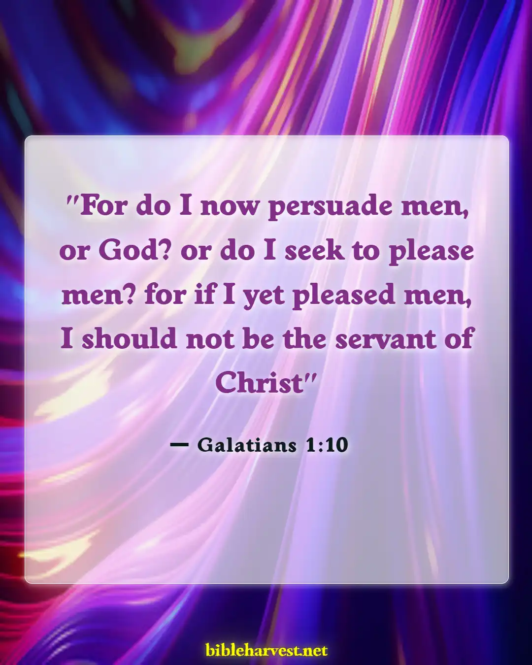 Bible Verses About Doing The Right Thing (Galatians 1:10)