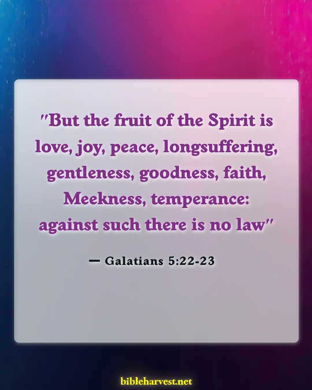 Bible Verses About Joy (Galatians 5:22-23)