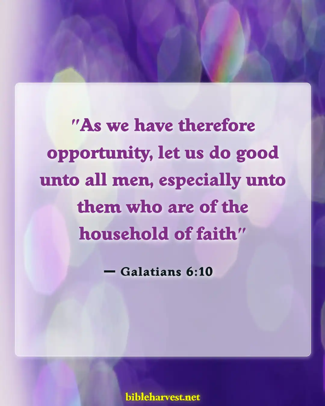 Bible Verses About Family (Galatians 6:10)
