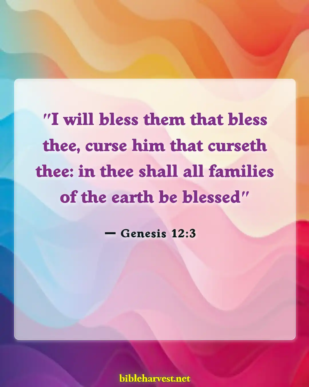 Bible Verses About God Accepting Everyone (Genesis 12:3)