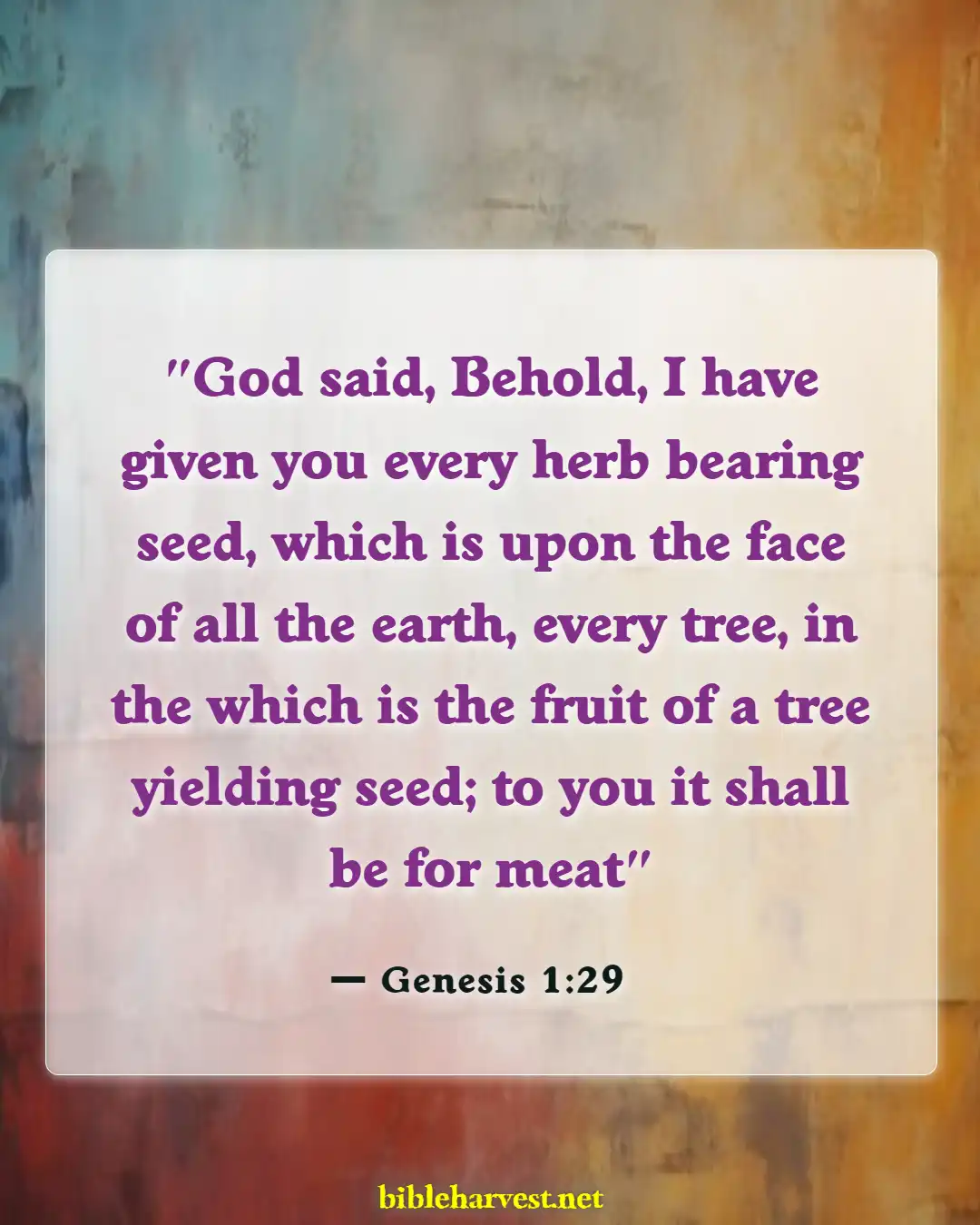 Bible Verses About Trees (Genesis 1:29)