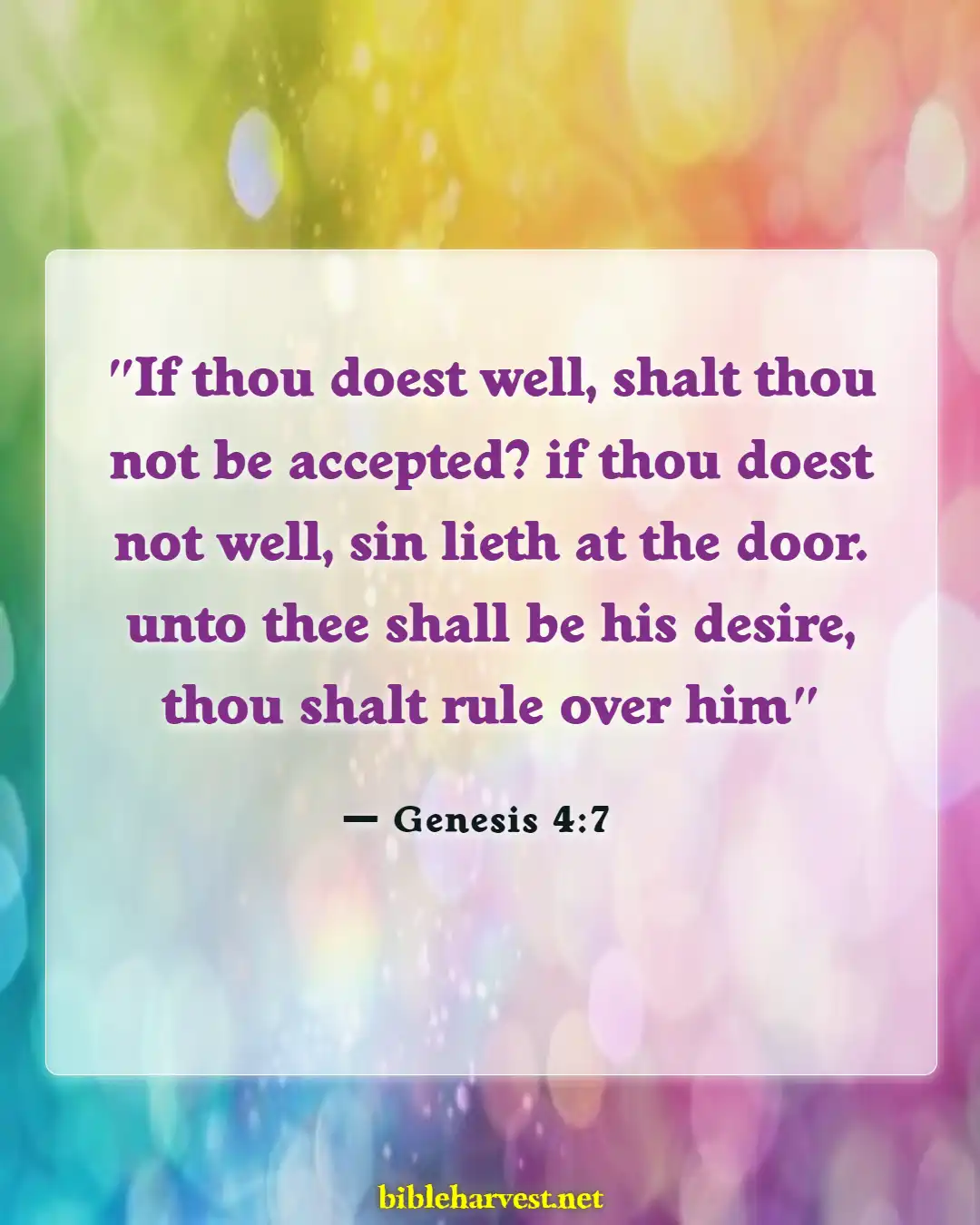 Bible Verses About God Give Us Freedom Of Choice (Genesis 4:7)