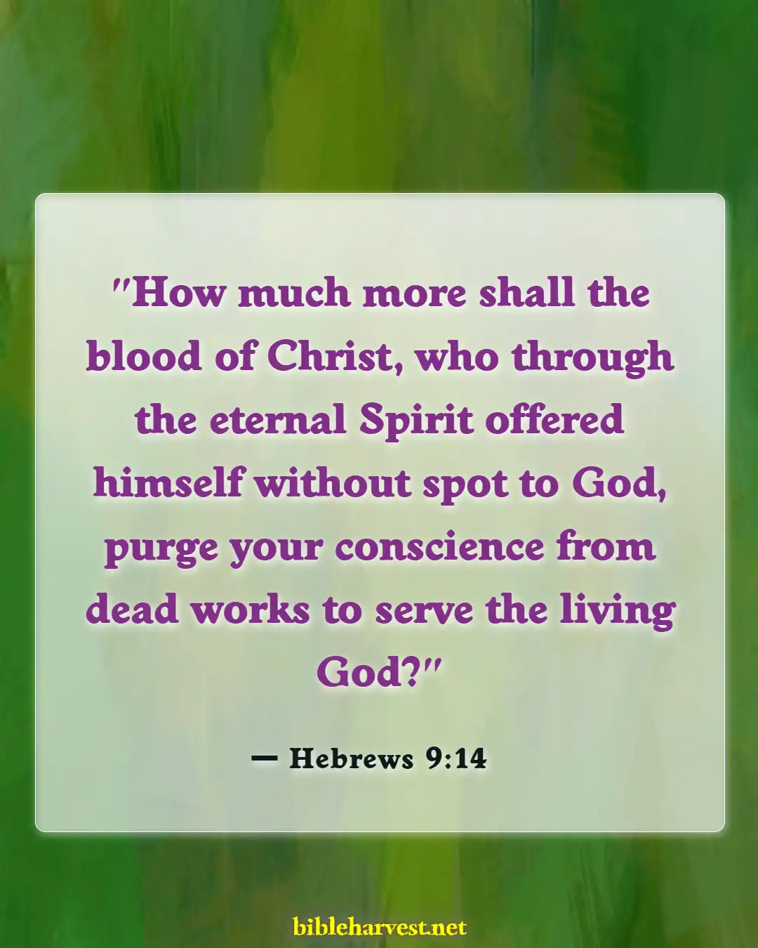 Bible Verses About Sacrifice (Hebrews 9:14)